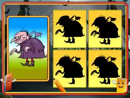 Igra Shadow Match Halloween online