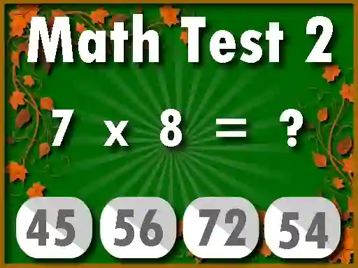 Igra Math Test 2 online