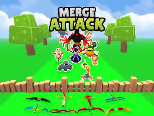 Igra Merge Monster Attack online