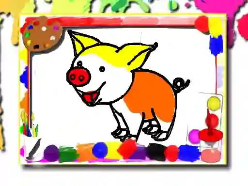 Igra Pigs Coloring Book online
