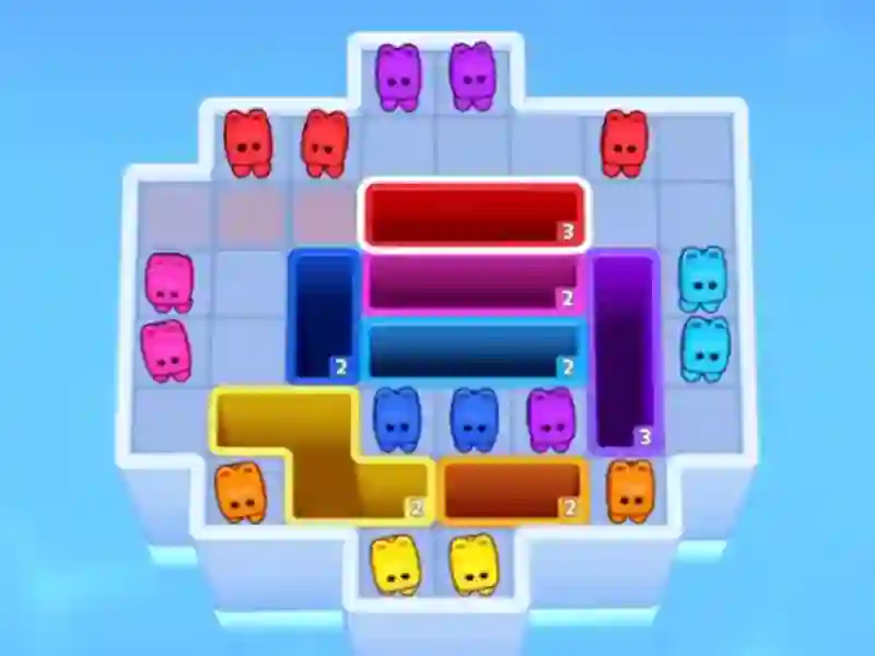 Igra Cube Drop Puzzle online