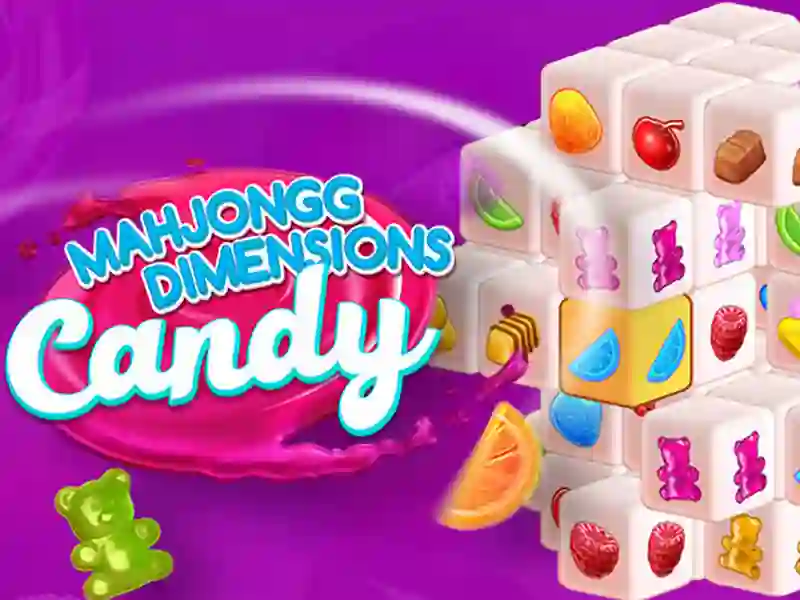 Igra Candy 3D Mahjong online