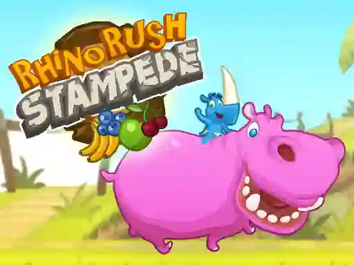 Igra Rhino Rush Stampede online