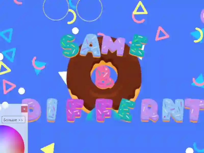 Igra Same & Different Donut online
