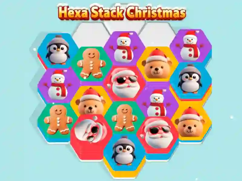 Igra Hexa Stack Christmas online