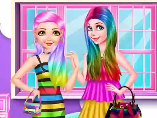 Igra Princess Rainbow Look online