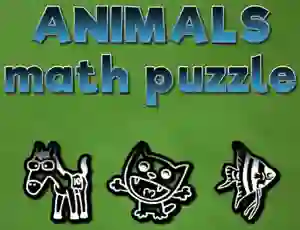 Igra Animals Math Puzzles online