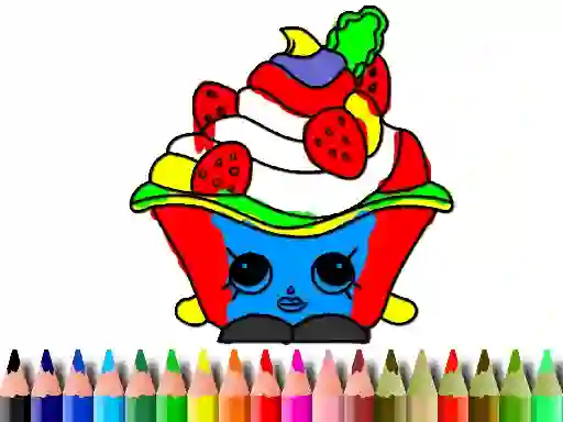 Igra Back To School: Cake Coloring Book online