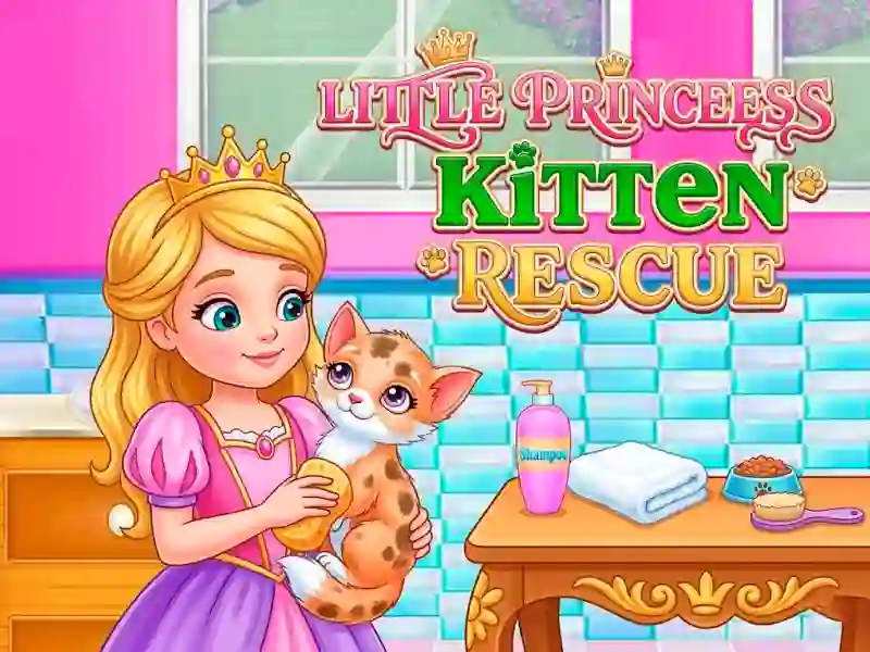 Igra Little Princess Kitten Rescue online