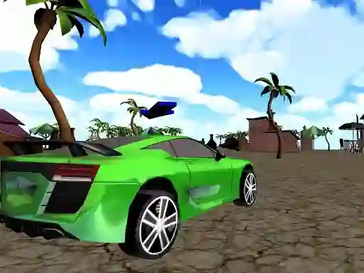Igra Xtreme Beach Car Racing online