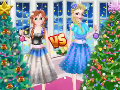 Igra Ellie VS Annie Christmas Tree online