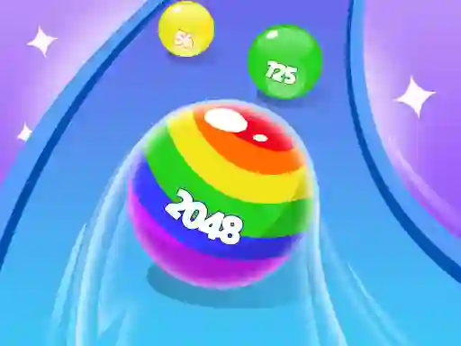 Igra 2048 Run Gorgeous Balls online