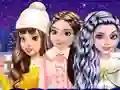 Igra Princesses Go Ice Skating online