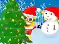 Igra Minions Christmas Snowball Wars online