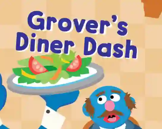 Igra 123 Sesame Street: Grover's Diner Dash online