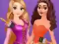 Igra Disney Princesses Rainbow Dresses online