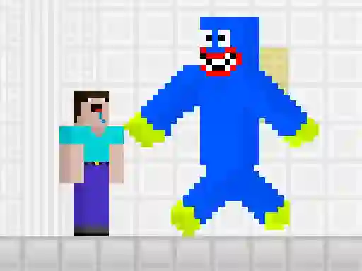 Igra Noob Vs Blue Monster online