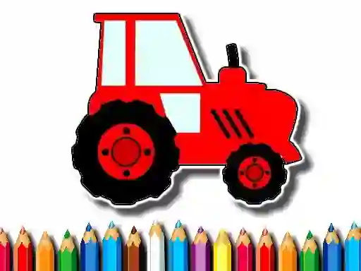 Igra Easy Kids Coloring Tractor online