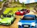 Igra Dino Car Race online