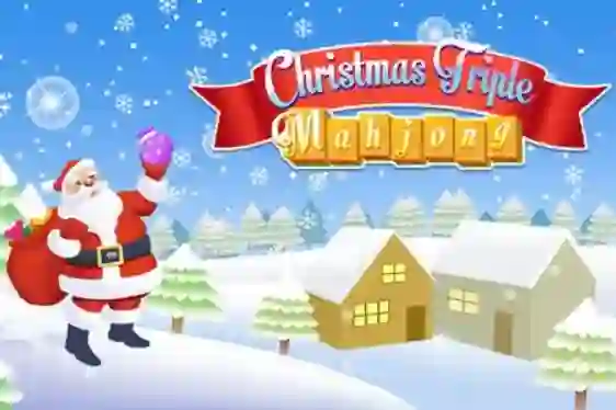 Igra Christmas Triple Mahjong online