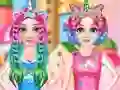 Igra Princesses Rainbow Unicorn Hair Salon online