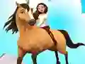 Igra Horse Run 3D online