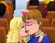 Igra Yellow Bus Kiss online