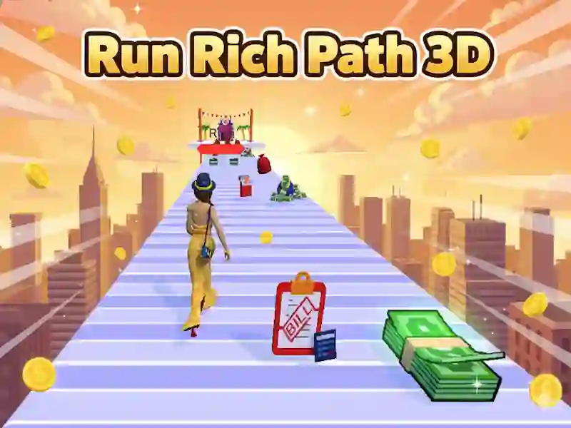Igra Run Rich Path 3D online