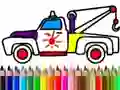 Igra Back To School: Truck Coloring Book online