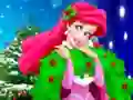 Igra Ariel The Little Mermaid Christmas Dres Up online