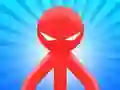 Igra Red Stickman vs Monster School online