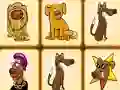 Igra Mahjong dogs online