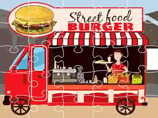 Igra Burger Trucks Jigsaw online