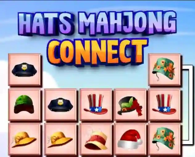 Igra Hats Mahjong Connect online