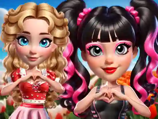 Igra Vibrant Hearts Glamour vs Punk online