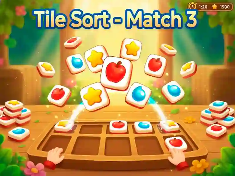 Igra Tile Sort - Match 3 online