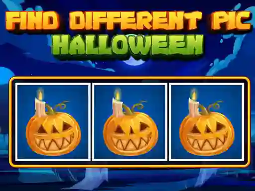 Igra Find Different Pic Halloween online