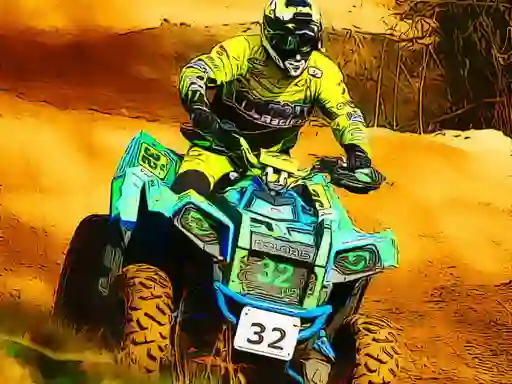 Igra Extreme Quad Bike Jigsaw online