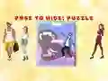 Igra Pose To Hide Puzzle online
