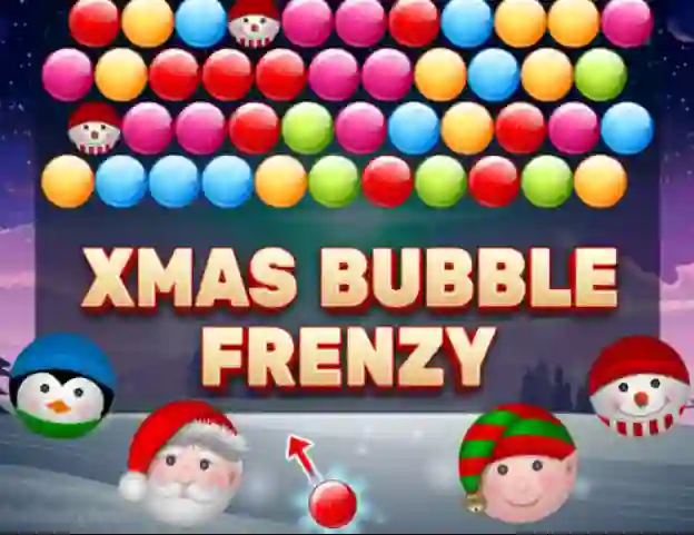 Igra Xmas Bubble Frenzy online