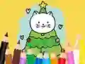 Igra Coloring Book: Cats And Christmas Tree online