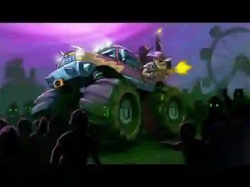 Igra Zombie Smash: Monster Truck Racing online