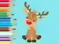Igra Coloring Book: Cute Christmas Reindeer online