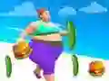 Igra Muscle Girl Calorie Run online