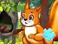 Igra Jigsaw Puzzle: Squirrel Hide Food online