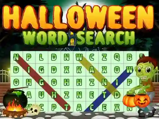 Igra Halloween Words Search online