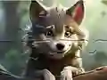 Igra Jigsaw Puzzle: Smiling Wolf online