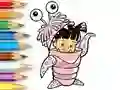 Igra Coloring Book: Monster Costume Girl online