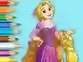 Igra Coloring Book: Princess Rapunzel online