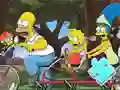Igra Jigsaw Puzzle: Simpson Family Riding online